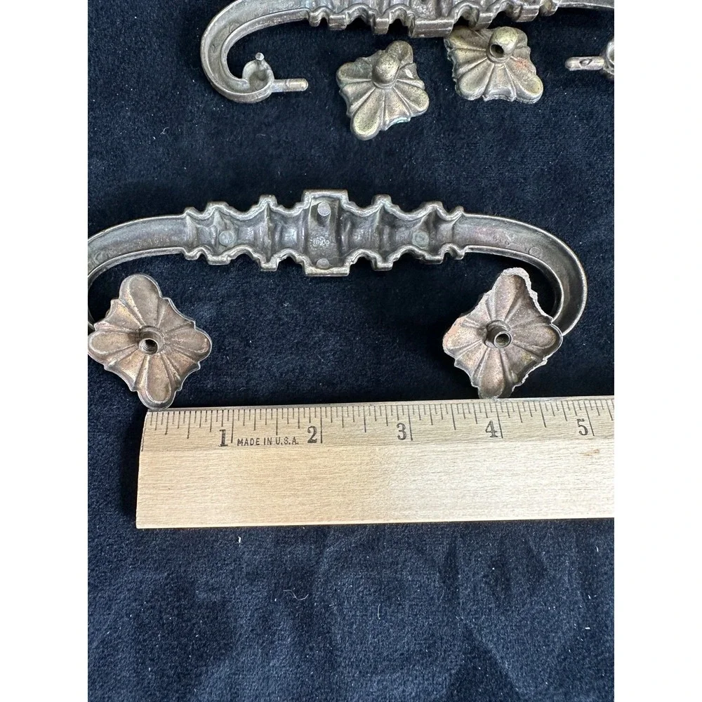 Vintage Brass Drawer Pull Handles Vintage Hardware 6.25